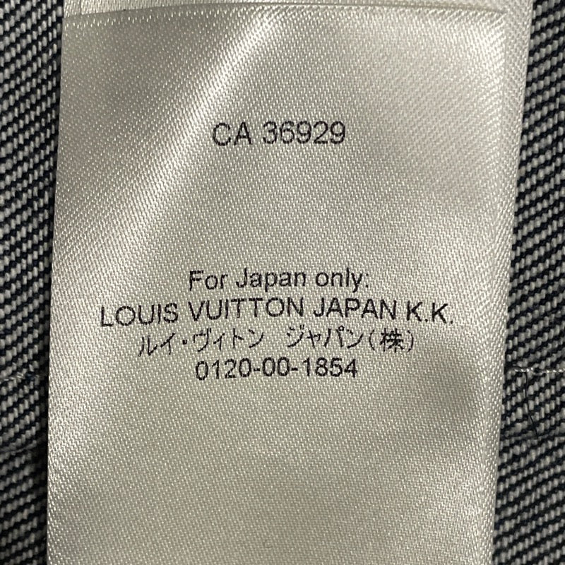 ルイ・ヴィトン LOUIS VUITTON x 草間彌生 ドットデニムジャケット FOJA33 インディゴ デニム メンズ デニムジャケット