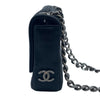 シャネル CHANEL 2.55 サイドココマークミニチェーンショルダー ブラック シルバー金具 ラム レディース ショルダーバッグ