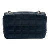 シャネル CHANEL 2.55 サイドココマークミニチェーンショルダー ブラック シルバー金具 ラム レディース ショルダーバッグ