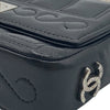 シャネル CHANEL 2.55 サイドココマークミニチェーンショルダー ブラック シルバー金具 ラム レディース ショルダーバッグ