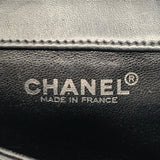 シャネル CHANEL 2.55 サイドココマークミニチェーンショルダー ブラック シルバー金具 ラム レディース ショルダーバッグ