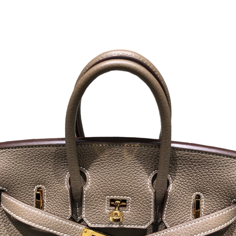 エルメス HERMES バーキン25 B刻印 エトゥープ・ゴールド金具