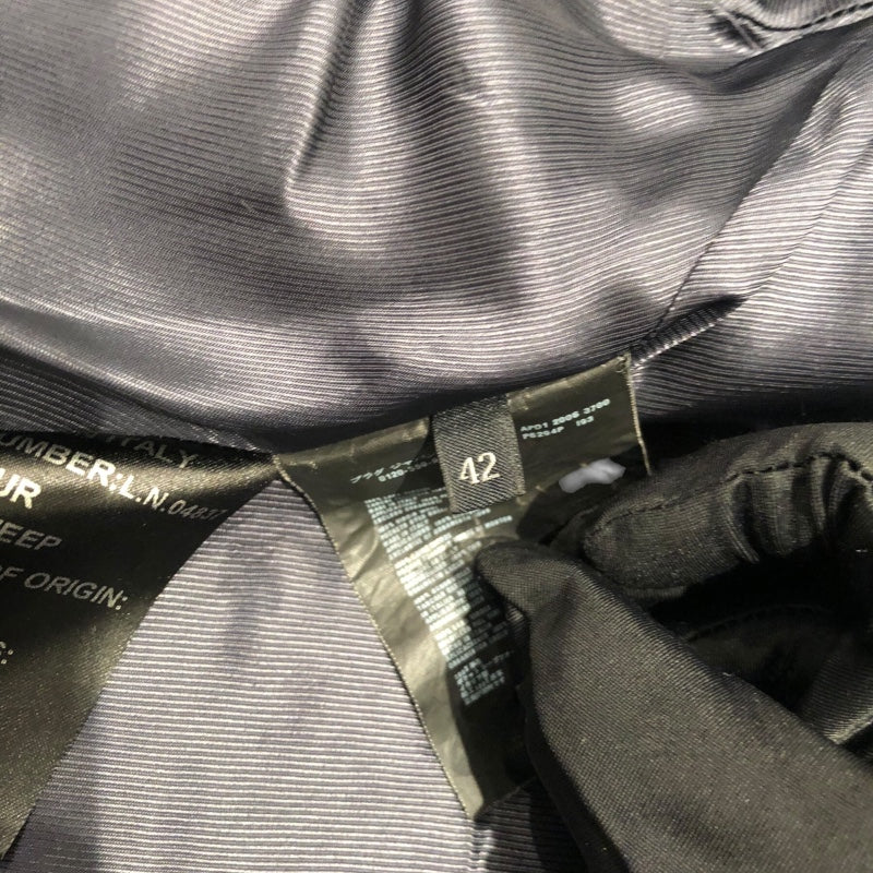 プラダ PRADA ファーポケットダッフルコート P6294P ウール レディース トレンチコート