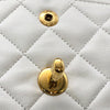 シャネル CHANEL マトラッセ23 A01113 ホワイト ラムスキン レディース ショルダーバッグ