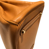 エルメス HERMES バーキン35 □J刻 ナチュラル GD金具 アルデンヌ レディース ハンドバッグ