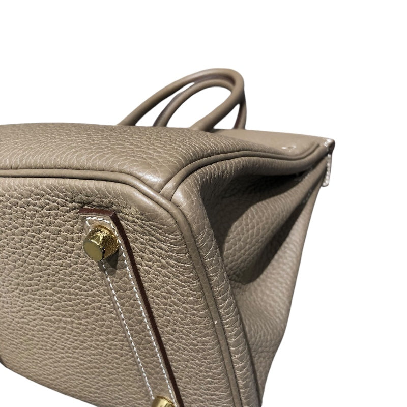 エルメス HERMES バーキン25 Z刻 エトゥープ ゴールド金具 トゴ