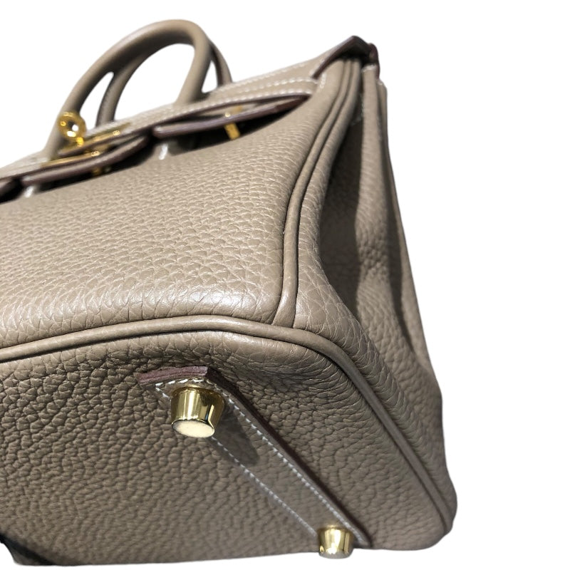 エルメス HERMES バーキン25 Z刻 エトゥープ ゴールド金具 トゴ