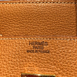 エルメス HERMES バーキン35 □J刻 ナチュラル GD金具 アルデンヌ レディース ハンドバッグ