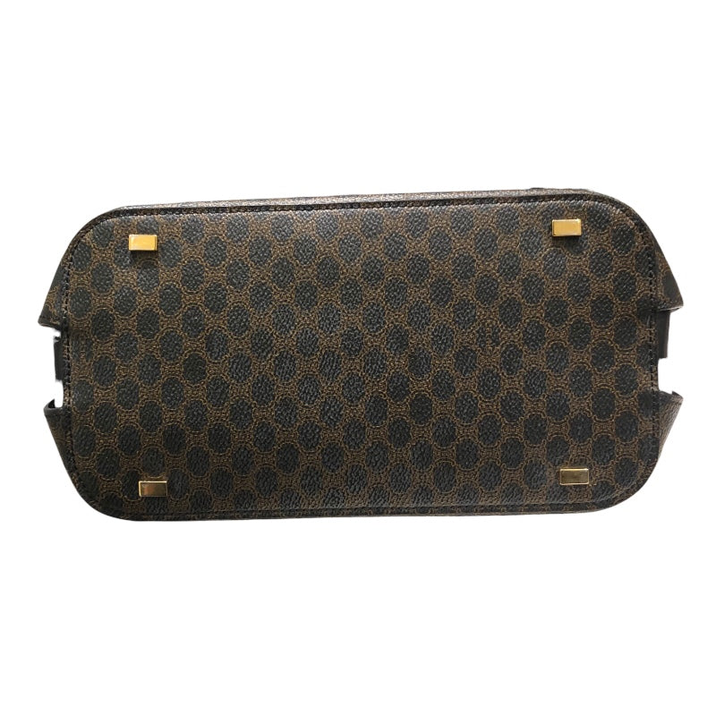 CELINE セリーヌ マカダム柄 ハンドバッグ ショルダーバッグ 2way セリーヌ CELINE マカダム柄2WAYバッグ ブラック PVC レディース