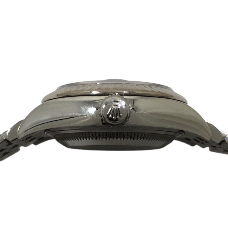 ロレックス ROLEX デイトジャスト28 ランダムシリアル 279174G グレー SS/K18WG 自動巻き レディース 腕時計