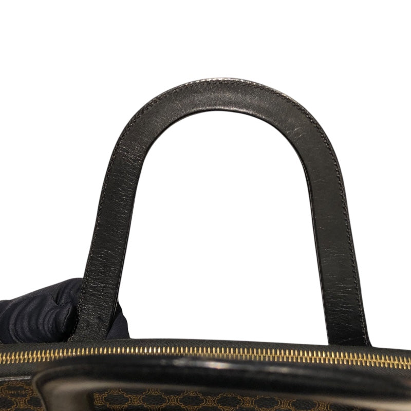 セリーヌ CELINE マカダム柄2WAYバッグ ブラック PVC レディース ハンドバッグ