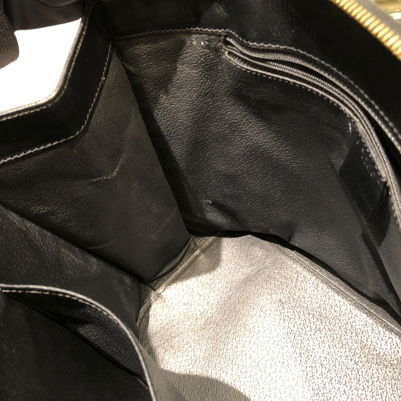 セリーヌ CELINE マカダム柄2WAYバッグ ブラック PVC レディース ハンドバッグ