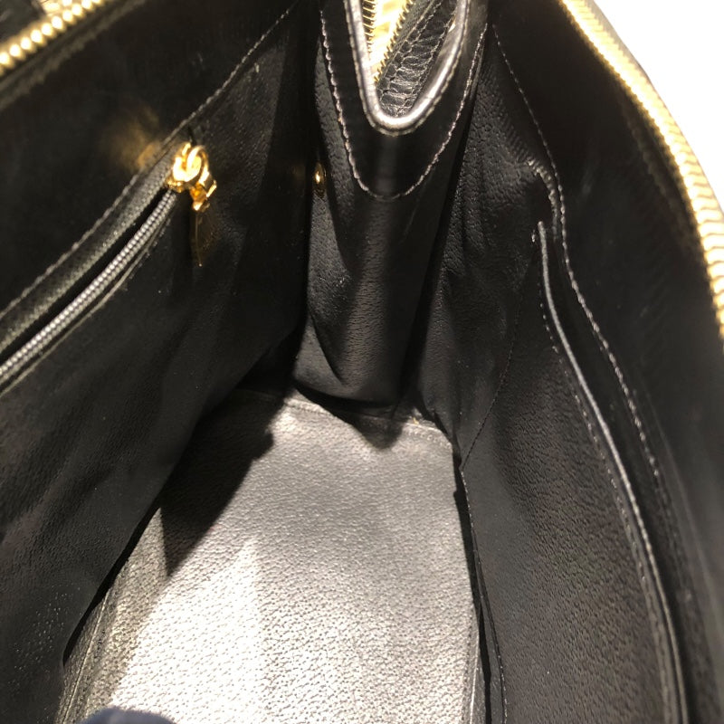 セリーヌ CELINE マカダム柄2WAYバッグ ブラック PVC レディース