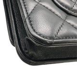 シャネル CHANEL マトラッセ チェーンウォレット AP0250 ブラック ラムスキン レディース ショルダーバッグ