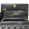 シャネル CHANEL マトラッセ チェーンウォレット AP0250 ブラック ラムスキン レディース ショルダーバッグ