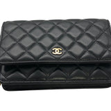 シャネル CHANEL マトラッセ チェーンウォレット AP0250 ブラック ラムスキン レディース ショルダーバッグ