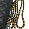 シャネル CHANEL マトラッセ チェーンウォレット AP0250 ブラック ラムスキン レディース ショルダーバッグ