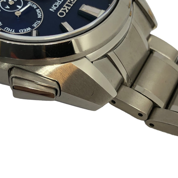セイコー SEIKO アストロン オリジン GPSソーラー 5X SBXC065 ブルー チタン クオーツ メンズ 腕時計