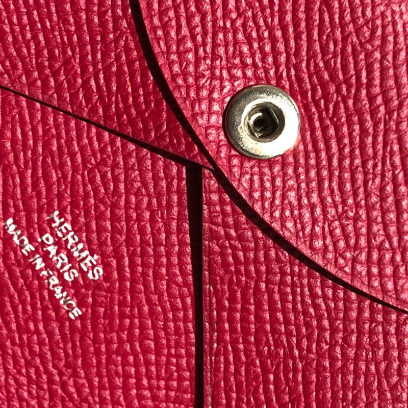 エルメス HERMES カルヴィデュオ B刻印 ルビー エプソン レディース コインケース