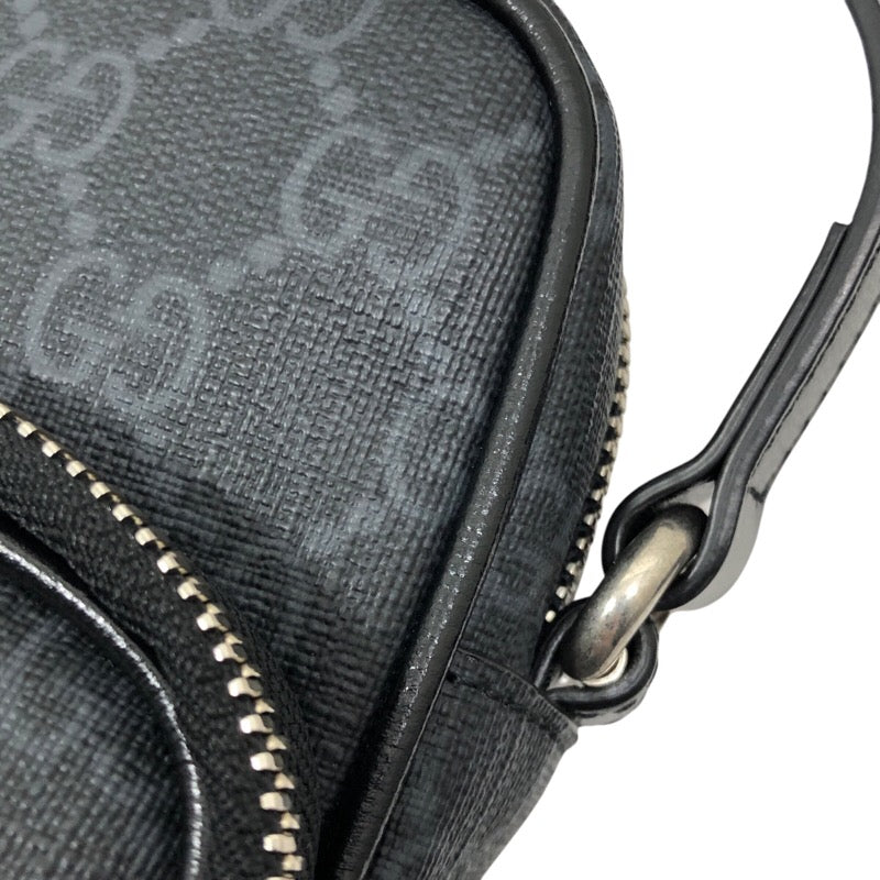 グッチ GUCCI インターロッキングG付き ミニバッグ 672952 GGスプリームキャンバス メンズ ショルダーバッグ