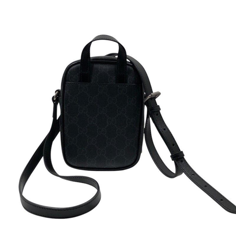グッチ GUCCI インターロッキングG付き ミニバッグ 672952 GGスプリームキャンバス メンズ ショルダーバッグ