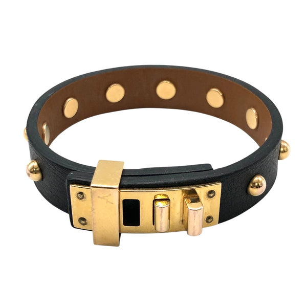 エルメス HERMES ミニドッグブレスレット ブラック スイフト