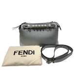 フェンディ FENDI バイザウェイミディアム 8BL124 ブルーグレー カフーレザー レディース ショルダーバッグ