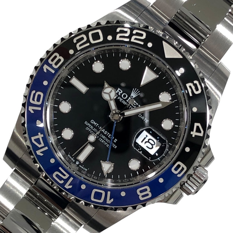 ロレックス ROLEX GMTマスター2 126710BLNR バットマン SS メンズ 腕時計