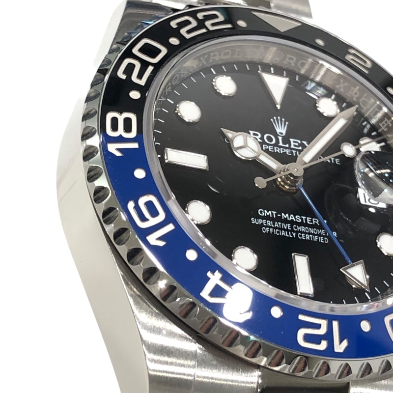 ロレックス ROLEX GMTマスター2 126710BLNR バットマン SS メンズ 腕時計
