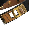 エルメス HERMES ミニドッグブレスレット ブラック スイフト アクセサリー