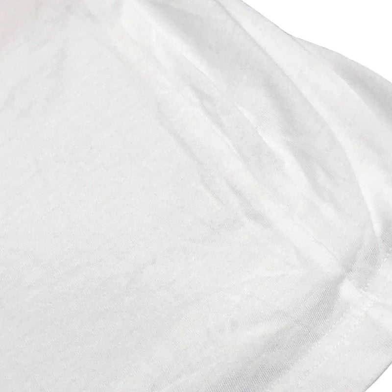 ロエベ LOEWE Paulas Ibiza ロゴプリントTシャツ ホワイト コットン メンズ 半袖Ｔシャツ