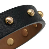 エルメス HERMES ミニドッグブレスレット ブラック スイフト アクセサリー
