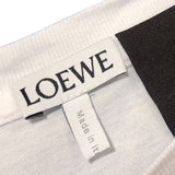 ロエベ LOEWE Paulas Ibiza ロゴプリントTシャツ ホワイト コットン メンズ 半袖Ｔシャツ