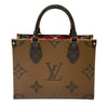 ルイ・ヴィトン LOUIS VUITTON オンザゴーPM M46373 ブラウン モノグラム・ジャイアント・リバーㇲ レディース ショルダーバッグ