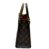 ルイ・ヴィトン LOUIS VUITTON オンザゴーPM M46373 ブラウン モノグラム・ジャイアント・リバーㇲ レディース ショルダーバッグ
