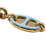 エルメス HERMES ミニマイヨンPM ライトブルー ゴールド金具 メタル アクセサリー