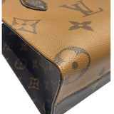 ルイ・ヴィトン LOUIS VUITTON オンザゴーPM M46373 ブラウン モノグラム・ジャイアント・リバーㇲ レディース ショルダーバッグ
