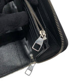 ルイ・ヴィトン LOUIS VUITTON ジッピー・オーガナイザーNM N60111 ブラック、グレー　シルバー金具 ダミエ 長財布