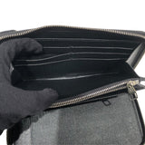 ルイ・ヴィトン LOUIS VUITTON ジッピー・オーガナイザーNM N60111 ブラック、グレー　シルバー金具 ダミエ 長財布