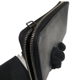 ルイ・ヴィトン LOUIS VUITTON ジッピー・オーガナイザーNM N60111 ブラック、グレー　シルバー金具 ダミエ 長財布