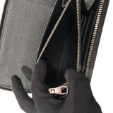 ルイ・ヴィトン LOUIS VUITTON ジッピー・オーガナイザーNM N60111 ブラック、グレー　シルバー金具 ダミエ 長財布
