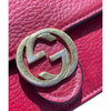 グッチ GUCCI インターロッキングGチェーンウォレット 510314 レッド レザー レディース ショルダーバッグ