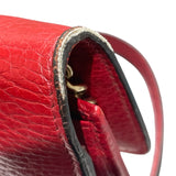 グッチ GUCCI インターロッキングGチェーンウォレット 510314 レッド レザー レディース ショルダーバッグ