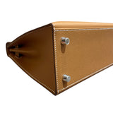 エルメス HERMES ケリー25 外縫い W刻印 ゴールド シルバー金具 エプソン レディース ショルダーバッグ