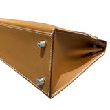 エルメス HERMES ケリー25 外縫い W刻印 ゴールド シルバー金具 エプソン レディース ショルダーバッグ