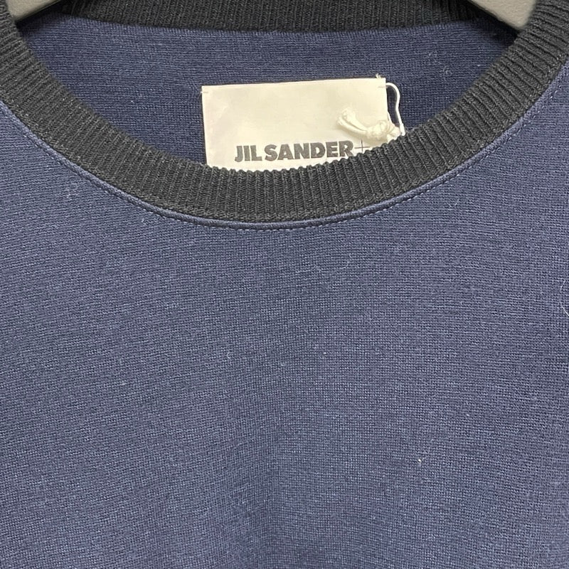 ジルサンダー JIL SANDER サイドスリットスウェットシャツ J47NCO102 ネイビー ウール メンズ スウェット