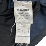 ジルサンダー JIL SANDER サイドスリットスウェットシャツ J47NCO102 ネイビー ウール メンズ スウェット