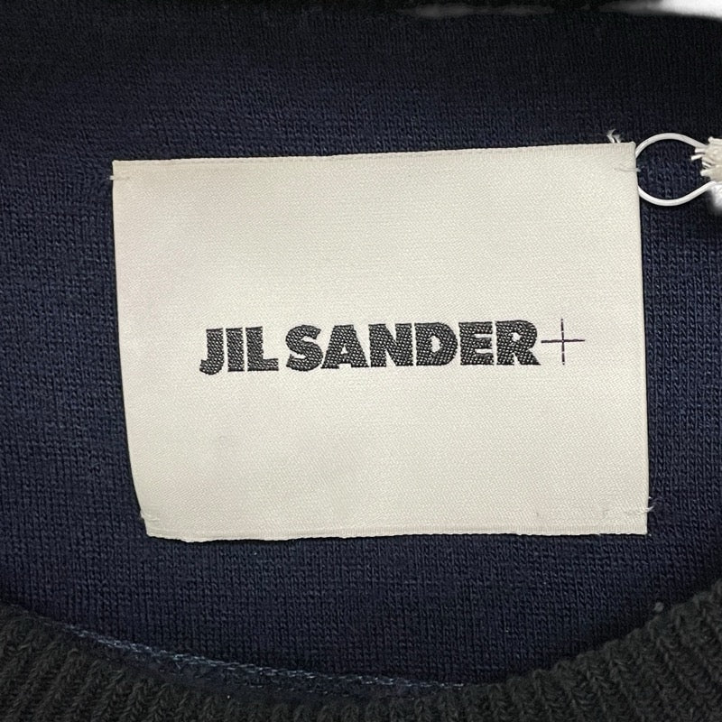 ジルサンダー JIL SANDER サイドスリットスウェットシャツ J47NCO102 ネイビー ウール メンズ スウェット