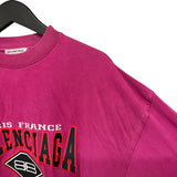バレンシアガ BALENCIAGA ロゴ刺繍Tシャツ 694576 コットン メンズ 半袖Ｔシャツ