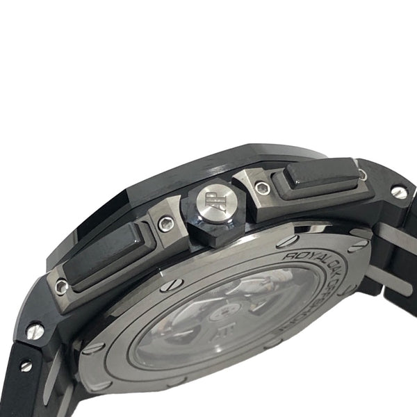 オーデマ・ピゲ AUDEMARS PIGUET ロイヤルオークオフショア クロノグラフ 26405CE.OO.A002CA.02 ブラック文字盤 TI/セラミック メンズ 腕時計